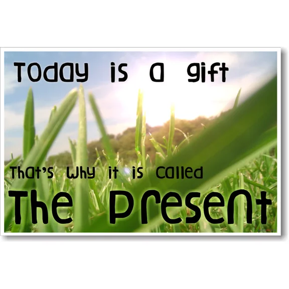 STARLIGHT- Today Is A Gift - New Classroom School Motivational Poster