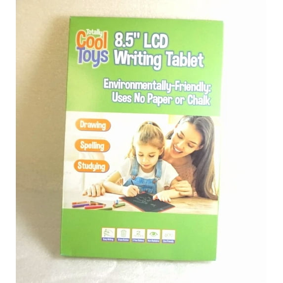 STARLIGHT- Totally Cool Toys 8.5" Lcd Writing Tablet Electronic Stylus Included Screen Lock