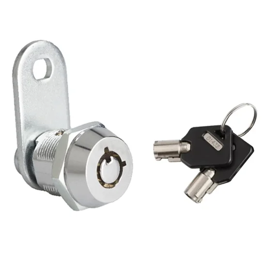 STARLIGHT- Tubular Cam Lock 5/8" Camper Drawer Toolbox 2 Key Removable Ka W/Key Cover