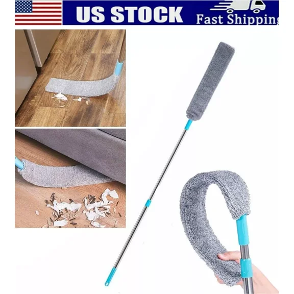 STARLIGHT- Us Gap Dust Cleaner Retractable Long Handle Flexible Mops Home Room For Sofa Bed
