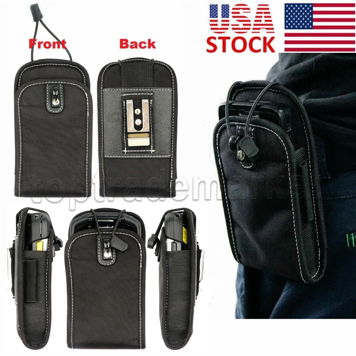 Nylon Scanner Holster With Belt Clip – Fits Motorola Zebra TC75, TC70, TC72, TC77