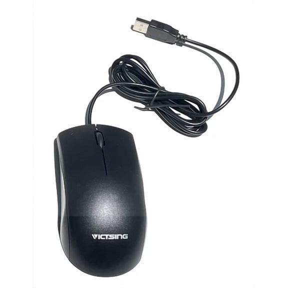 STARLIGHT- Victsing Wired Usb Optical Computer Mouse Black 1-Count