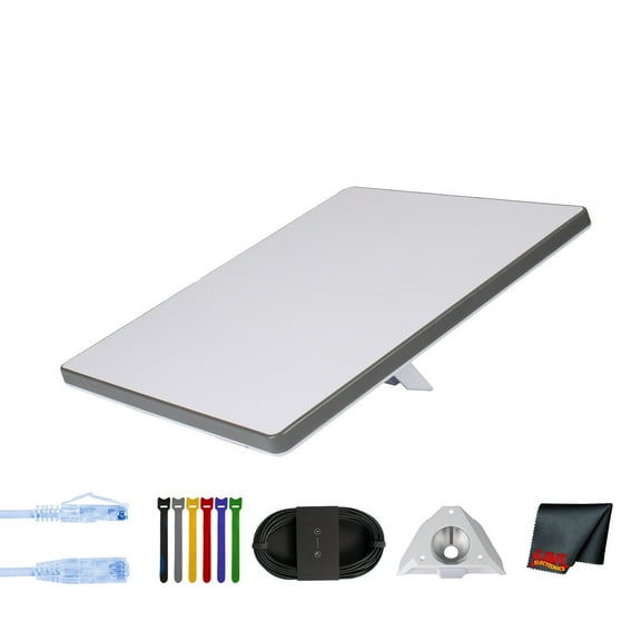 STARLINK Mini Kit - Compact Dual-Band AC Wi-Fi Router and Satellite Dish System - High-Speed Portable Internet for Remote and Mobile Use- Bundle (White)