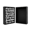 thumbnail image 1 of STAROAD Always Remember You are Braver Than You Think, 7.5 x 5.9 inch Inspirational Wood Plaque Inspirational Desk Decor Positive Wall Box Sign for Women, Family, Friend(Black Backing), 1 of 7