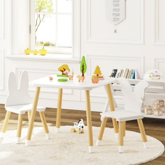 STAROUS Kids Table and Chair Set Kids Table with 2 Chairs Set, Table and Chair Set
