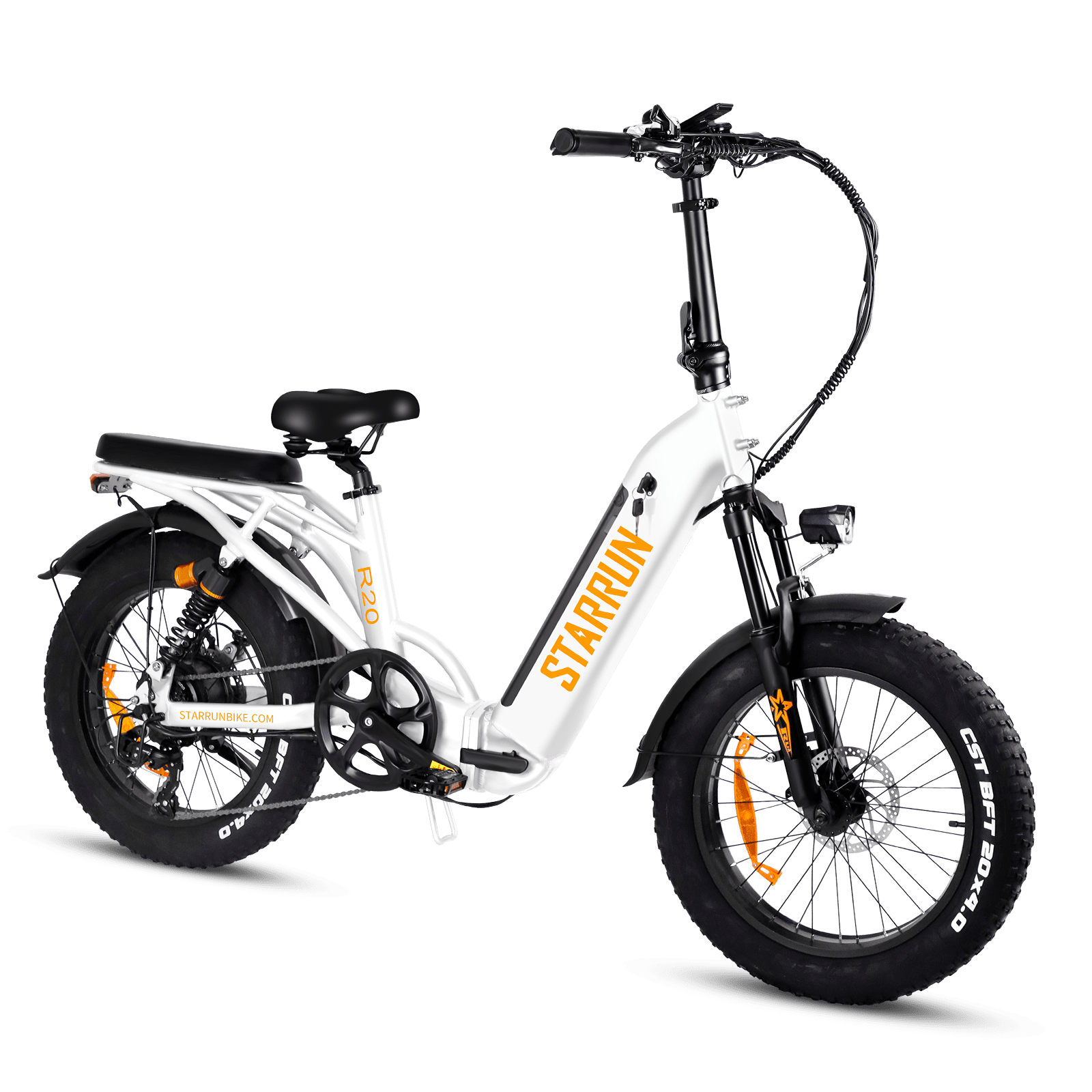 STARRUN 2024 Electric Bike R20 Full Suspension Ebikes for Adults 750W