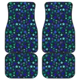 thumbnail image 1 of STARS Car Foot Mat 4PCs Rubber Non-Slip Waterproof Material All-Weather Protection Accessories, 1 of 4