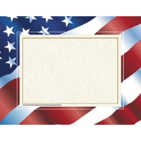 STARS N STRIPES CERTIFICATE BORDER COMPUTER PAPER 50/PK
