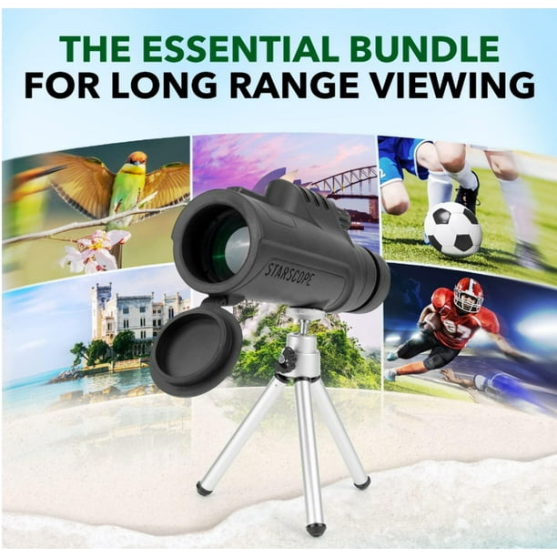 Free Shipping! STARSCOPE Monocular Telescope G3 Essential Bundle 