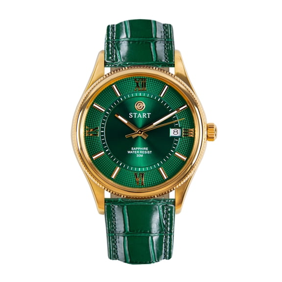【START】Fashion Men's Watch Swiss Movement Quartz Men's Watch Luminous Roman Numeral Dial Date Function