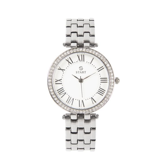 【START】Fashion Women's Watch Quartz Watch Exquisite Roman Alphabet Dial Metal Women's Watch Various Colors