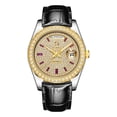 thumbnail image 1 of 【START】Gypsophila Watch Swiss Fully Automatic Mechanical Movement Diamond Dial Leather Watch Waterproof Date Week Function, 1 of 13