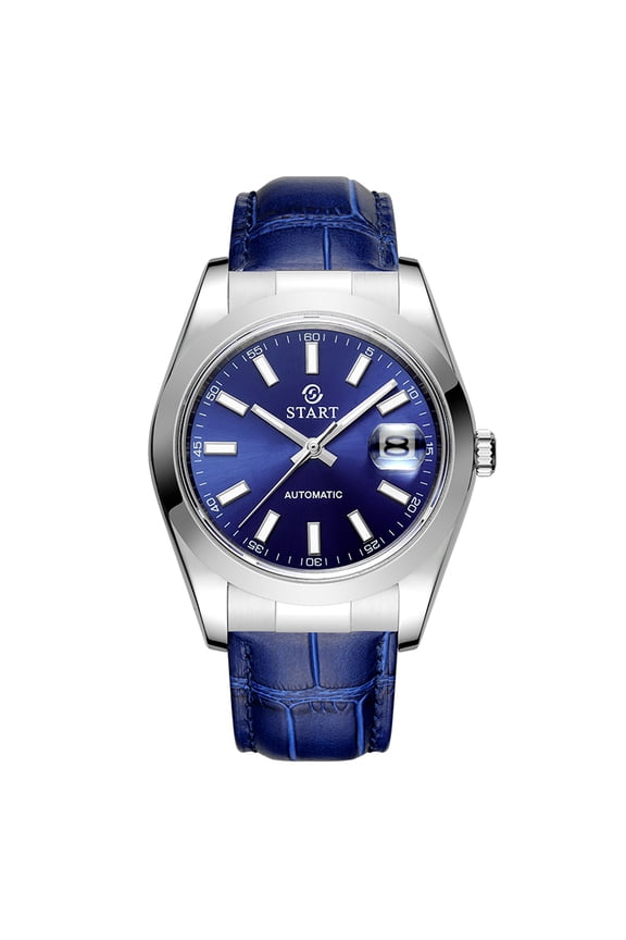 Men's Watch Luminous Scale Dial Automatic Mechanical Watch Waterproof Watch Calendar Function Butterfly Buckle Strap