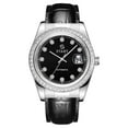 thumbnail image 1 of 【START】Men's Watch Zircon Dial Automatic Mechanical Watch Waterproof Watch Calendar Function Butterfly Buckle Strap, 1 of 13