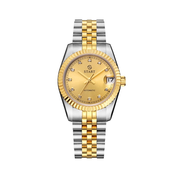 【START】Women's Watch Automatic Mechanical Watch Waterproof Calendar Function Metal Women's Watch Small Dial Swiss Quality