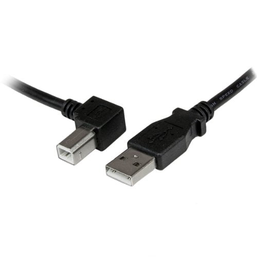 STARTECH.COM 1m USB 2.0 A to Left Angle B Cable - M/M / USBAB1ML /