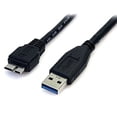 thumbnail image 1 of STARTECH.COM USB3AUB50CMB 1.5FT USB 3.0 MICRO B CABLE M/M BLACK, 1 of 1