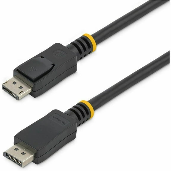 STARTECH - Latching DisplayPort 1.2 Male to Male Lead, 1m Black