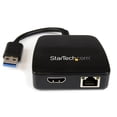 thumbnail image 1 of STARTECH Travel Adapter for Laptops - HDMI and GbE - USB 3.0, 1 of 3