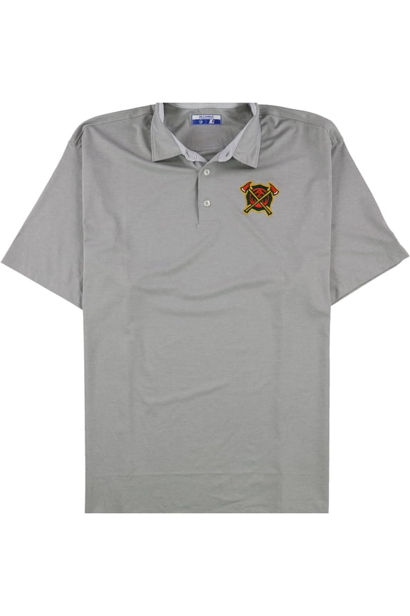 Mens Arizona Hotshots Logo Polo Shirt, Grey, Large