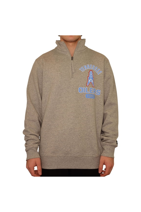 Mens Tennessee Oilers Sweatshirt, Grey, X-Large