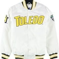 thumbnail image 1 of STARTER Mens Toledo Rockets Varsity Jacket, White, Small, 1 of 1