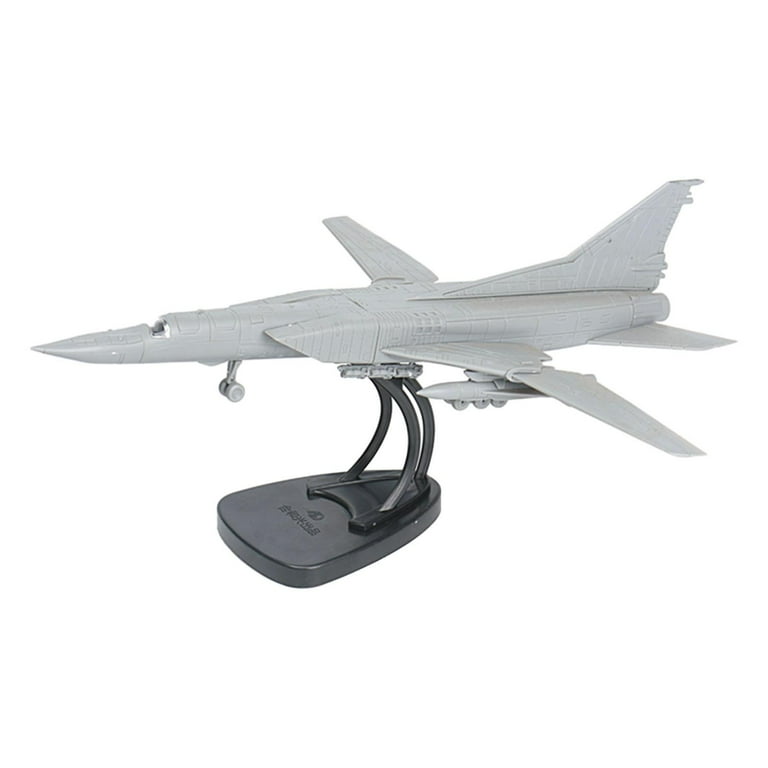 STARTIST 1 144 Airplane Building Kits Assembly Aircraft Model Souvenir Science with Display Stand for Shelf Bar Home Office TV Cabinet