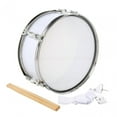 thumbnail image 1 of STARTIST 13" Snare Drum Music Drums Lightweight Educational Toy Musical Instruments Percussion Instrument for Boys Girls Kids Children White, 1 of 8