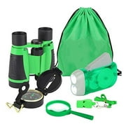 STARTIST 5Pcs Kids Explorer Kit Catching Kit Set Compass Nature Exploration Set for Camping Hiking Boys and Girls 3-12 Years Old