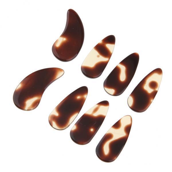 STARTIST 5x 8 Pieces Guzheng Finger Picks Nails with Storage Box Medium