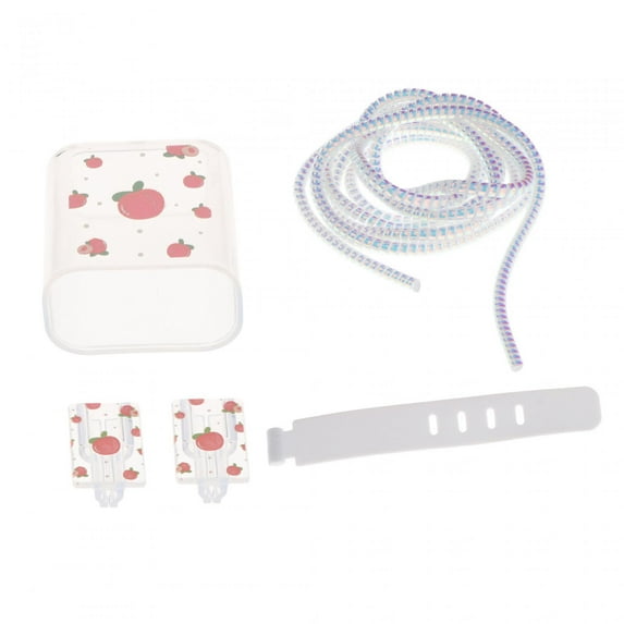 STARTIST Charging Cable Protective Cover Data Cable Sleeve Data Cable Accessories Transparent Protective Case Charger Protector , peach