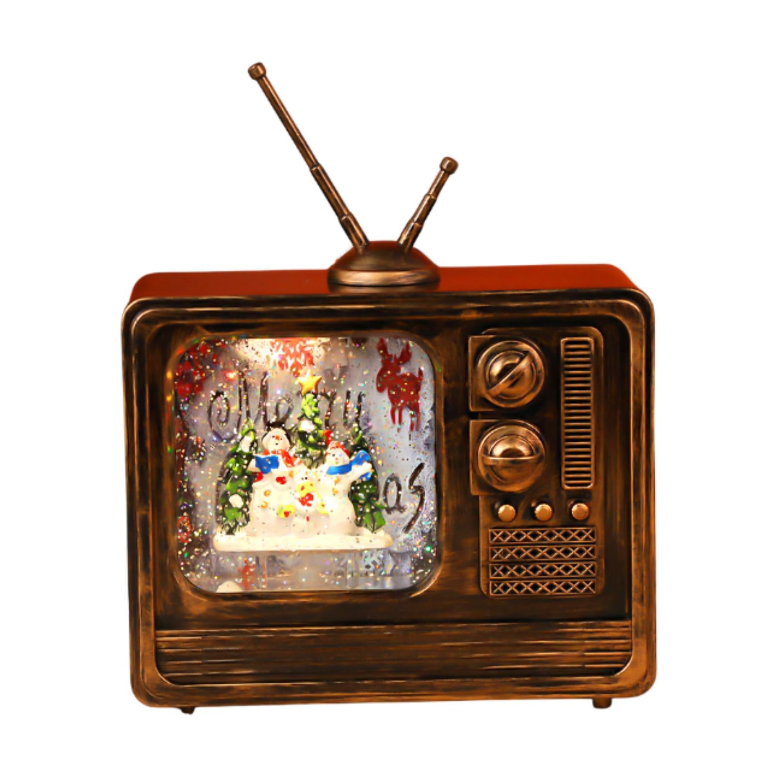 STARTIST Christmas Music Box ,Light up Christmas Snow Globe, Christmas