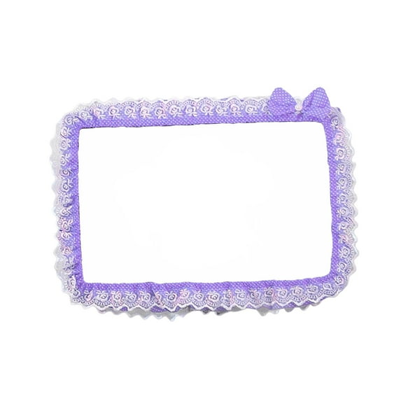 STARTIST Computer Screen Frame Border Cover Lovely Protective Case Screen Screen Decoration Dustproof with Bowknot for PC Tablet , violet, 23 to 26 inch