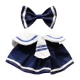 thumbnail image 2 of Stuffed Doll Clothes Set For 17cm Dolls - DIY Dress Up Outfits With Pink Pants Suit 2 of 9