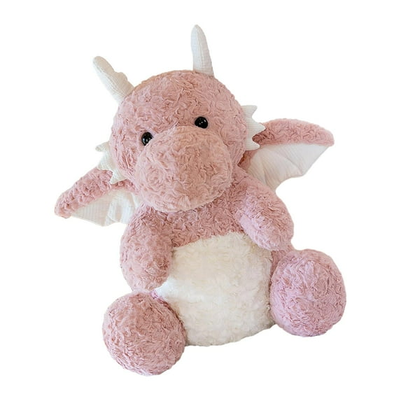 STARTIST Dragon Stuffed Animal Plush Toy, Dragon Plush Toys with Wing, Soft Cartoon Flying Dragon Pillow Doll Gifts for Baby Pink