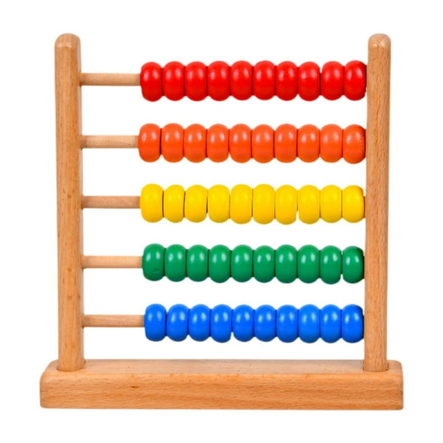 STARTIST Educational Abacus for Kids Arithmetic Rack Wooden Counting ...