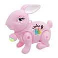 thumbnail image 1 of STARTIST Electric Pet Toy Electronic Interactive Toy Sound Effect Electric Walking Rabbit Toy for Early Education Party Favor Crawling Pink, 1 of 8
