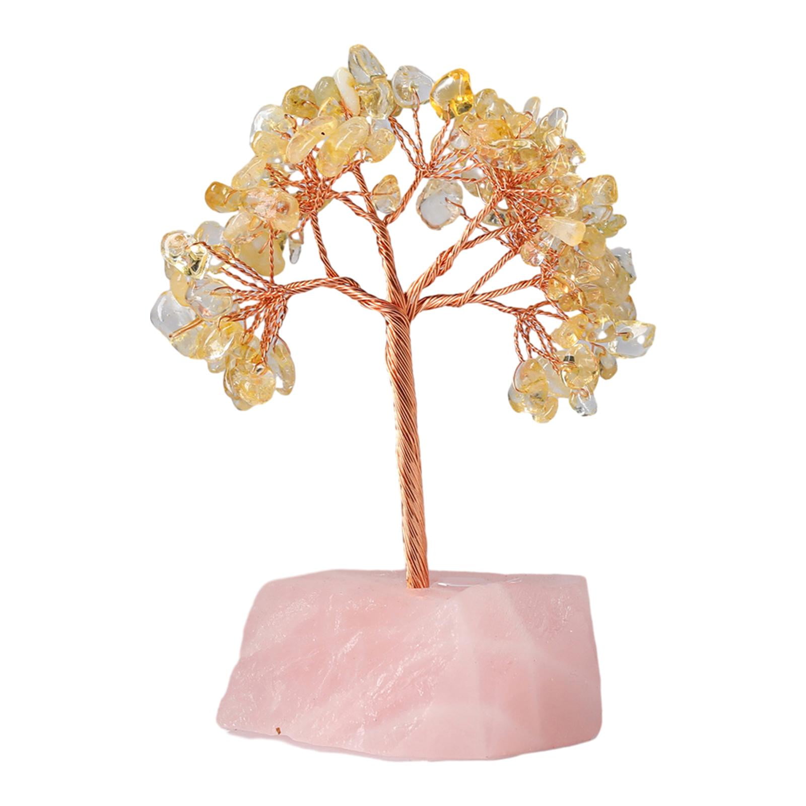 STARTIST Fortune Trees Statue Bonsai Money Tree Office ookshelf ...
