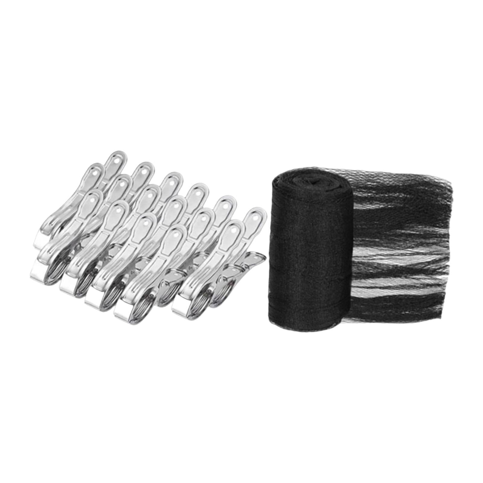 STARTIST Round Leaf Net Cover Canopy Mesh with Metal Clips Swimming ...