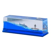 STARTIST Ship Fluid Drifting Bottle, Unsinkable Boat Decor, Home Decoration Toys Gift , Ship Fluid Drifting Model Decoration C