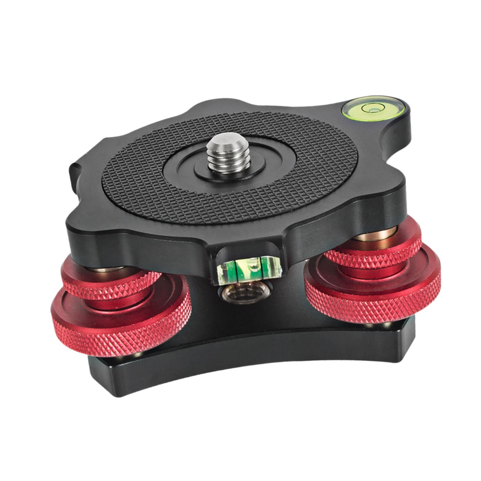 STARTIST Tripod Leveler Tripod Head Leveling Base with +/5 Degree