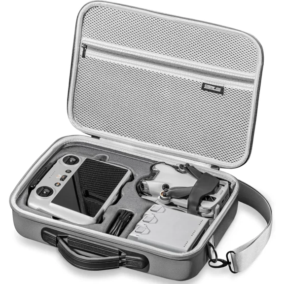 STARTRC PHOTO Portable Carry Bag for DJI Mini 4 Pro Fly More Combo, Travel Shoulder Bag for RC 2 Controller and Drone Accessories