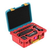 STARTRC GAMES Hard Carrying Case for Nintendo Switch 2, IP67 Water-Resistant, Fits Console Pro Controller Dock & Accessories, Blue & Orange