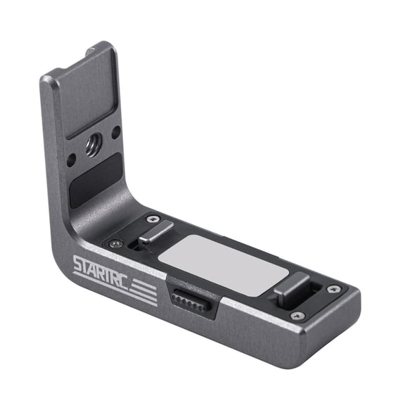 STARTRC L-Shape Vertical-Horizontal Magnetic Quick Release Mount for DJI Osmo Action 5 Pro/4/3 Metal Bracket with 1/4" Screw Hole for Vlogging, Biking, and Outdoor Filming