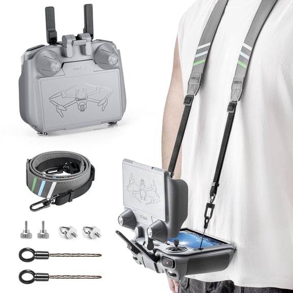 STARTRC Mini 5 Pro Sun Hood+Lanyard for DJI RC 2 and RC Controller,Upgraded 3-in-1 Sunshade Screen Protector for DJI Avata 360/Mini 5/4/3 pro/Neo 2/Air 3s /Mavic 3 Pro Accessories