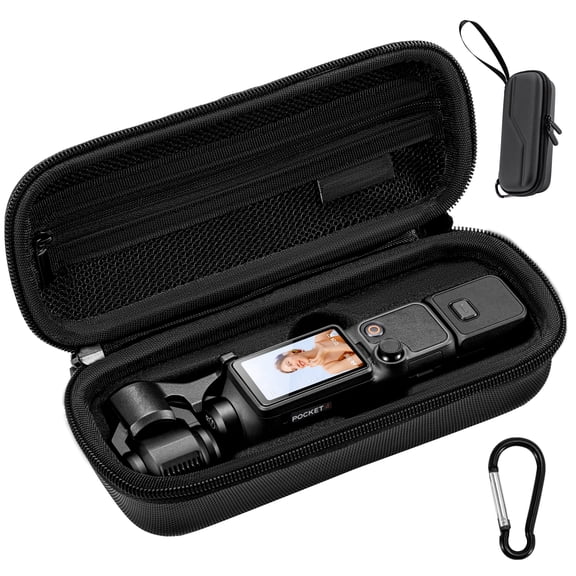 STARTRC PHOTO Carrying Bag for DJI Osmo Pocket 4, PU-Leather Portable Storage Protective Carry Case for DJI Osmo Pocket 4 Creator Combo Accessories