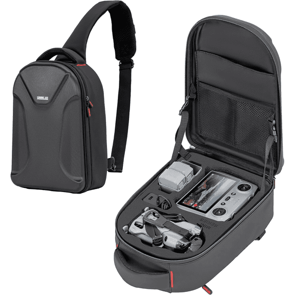 STARTRC PHOTO Hard Carrying Case for DJI Mini 5 Pro, Waterproof Drone Backpack with Laptop Compartment, Fits RC 2 and Fly More Combo