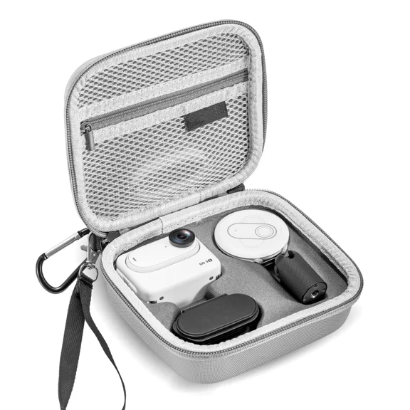 STARTRC VCR Carrying Case for Insta360 GO 3S Accessories Storage Bag Mini Protective Travel Case Compatible for Insta 360 GO 3S/3 Action Camera Gray