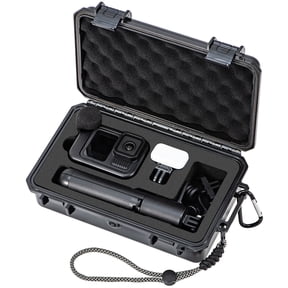 STARTRC VCR Waterproof Hard Case Compatible with GoPro HERO13/HERO12, Volta, Media Mod, Chest Mount and Creator Edition Accessories, Small