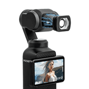 STARTRC PHOTO Wide Angle Lens for DJI Osmo Pocket 3 and Pocket 4, 112 Degree HD Optical Glass, Magnetic Attach and Multi-Coated